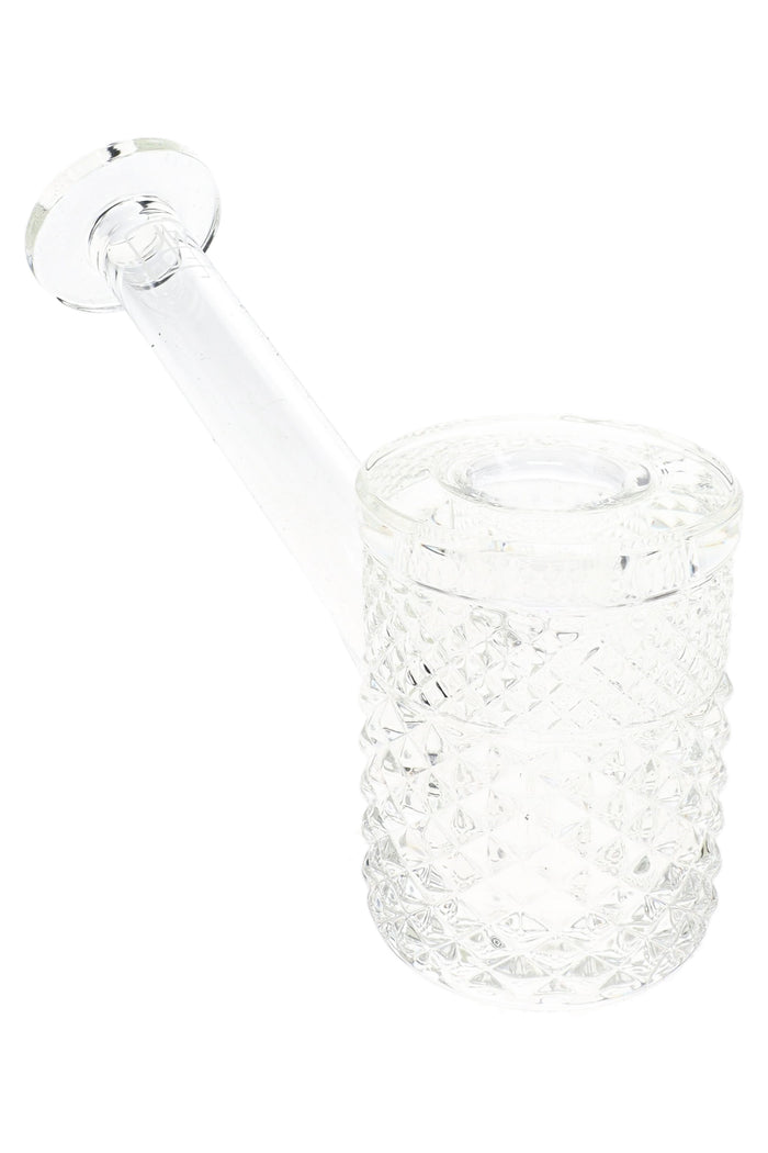 Jane West Twenties Collection Glass Hand Pipe – 8¼″, Clear