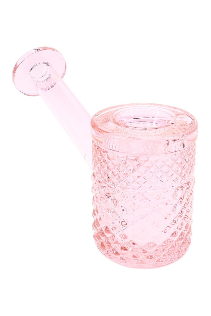 Jane West Twenties Collection Glass Hand Pipe – 8¼″, Pink