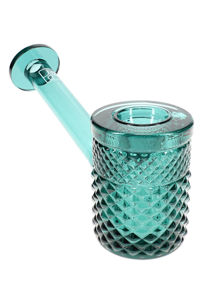 Jane West Twenties Collection Glass Hand Pipe – 8¼″, Teal