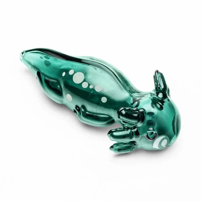 Hemper Axolotl Glass Hand Pipe - Discreet Smoker