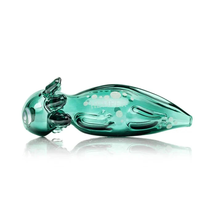 Hemper Axolotl Glass Hand Pipe - Discreet Smoker