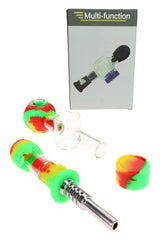 Silicone Glass Dab Straw & Hand Pipe Kit – Assorted