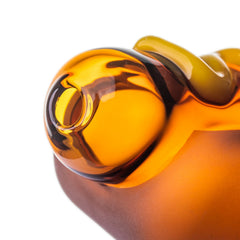 BigFun! “Glizzy” Hot Dog Borosilicate Glass Hand Pipe – 5.1″