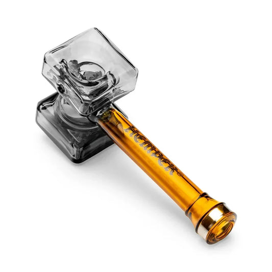 Hemper Medieval Warhammer Glass Hand Pipe – 4″ - Discreet Smoker