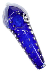 Bubble Leaf Glass Spoon Pipe “Rainleaf” – 5″ – Assorted Colors