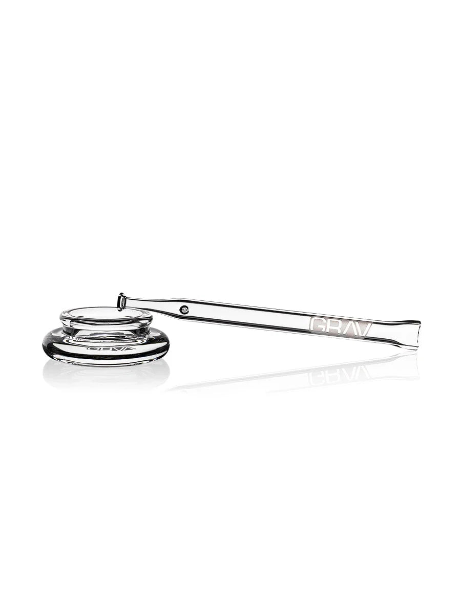 GRAV Quartz Dab Straw & Borosilicate Dish Set - Discreet Smoker