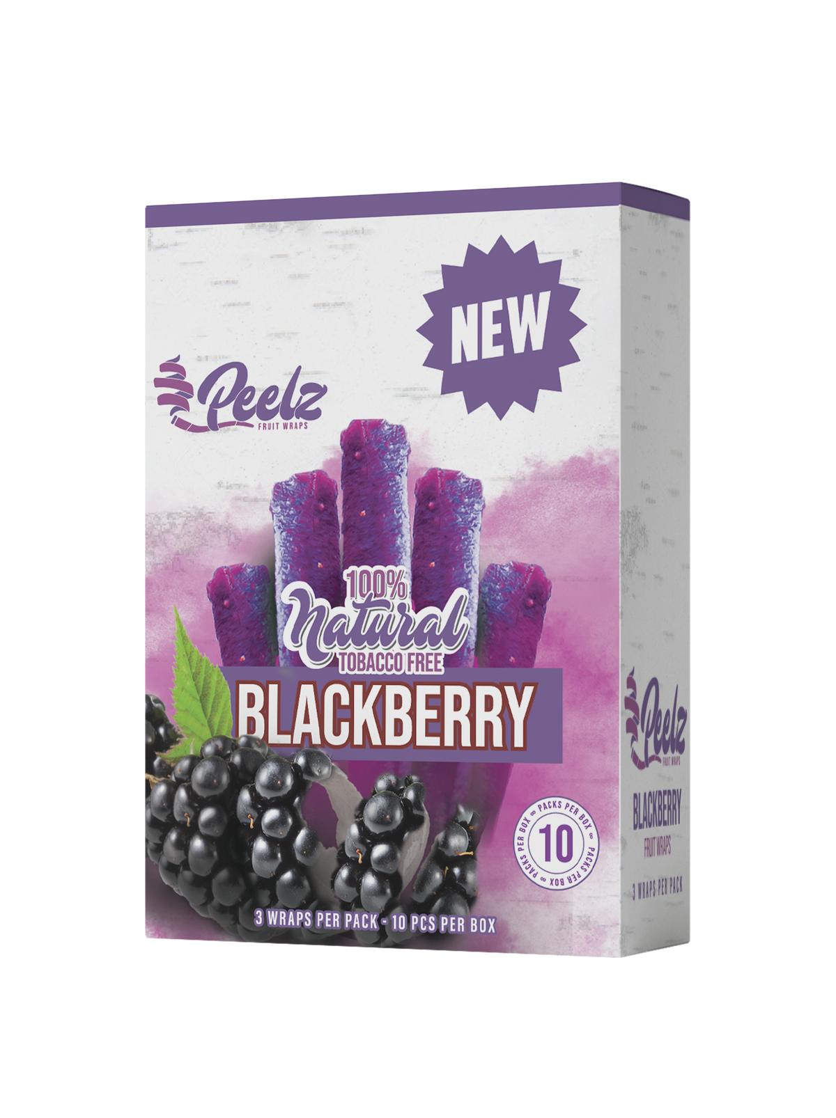 Peelz Fruit Wraps - Blackberry (10-Pack) - Discreet Smoker