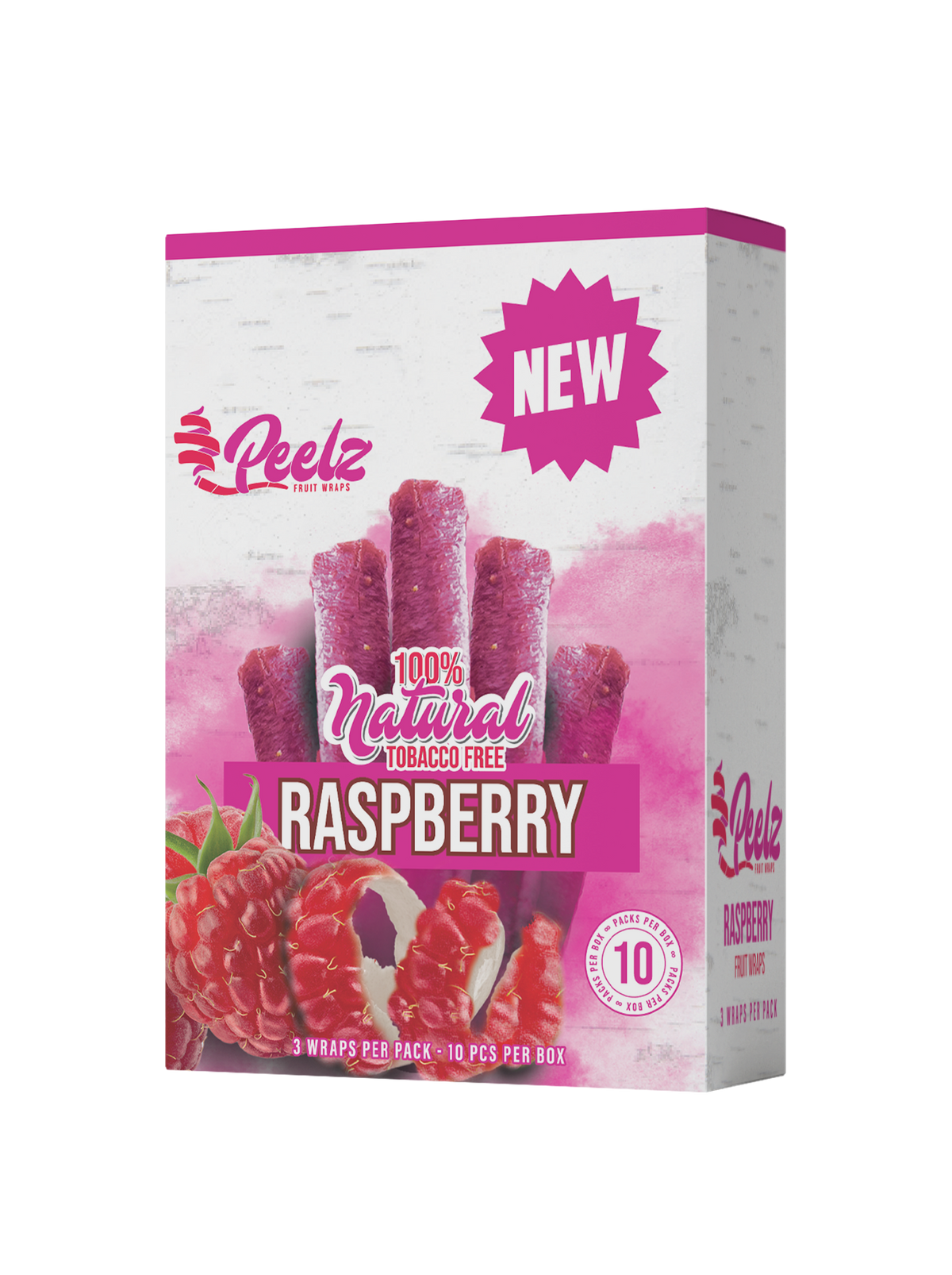 Peelz Fruit Wraps - Raspberry (10-Pack)