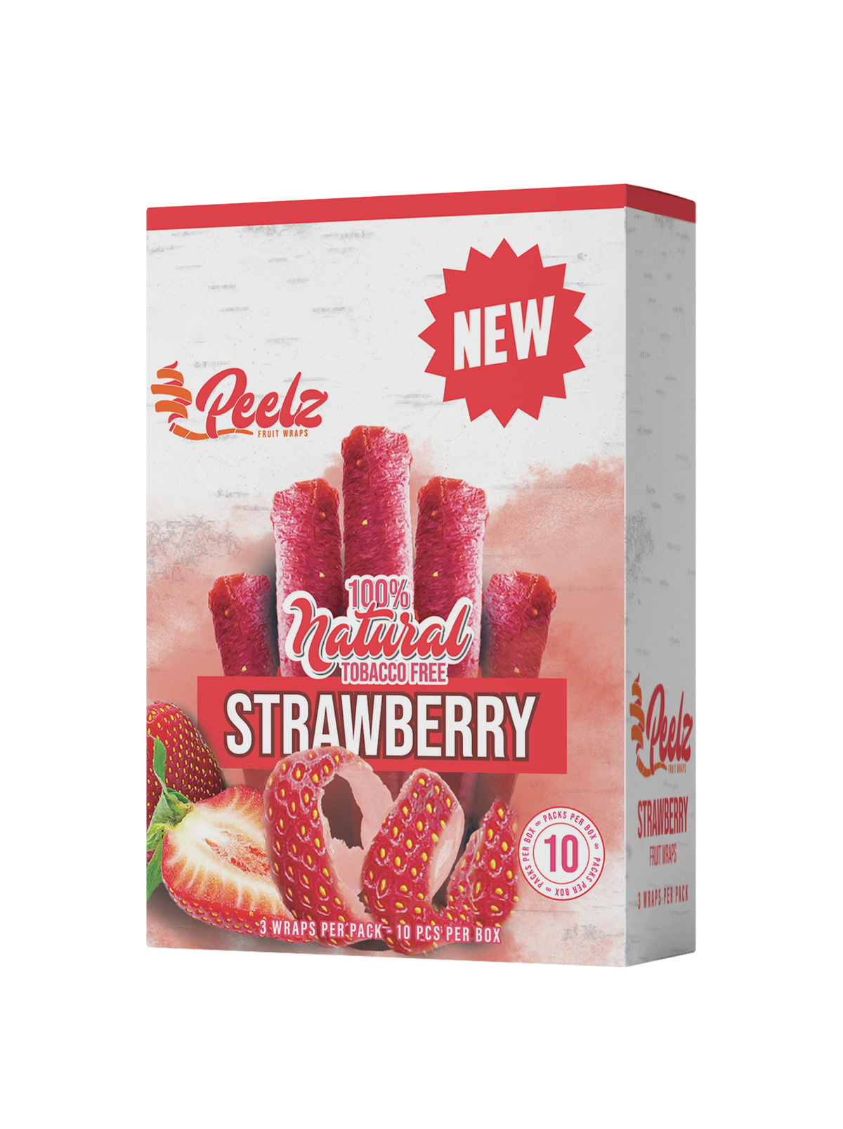 Peelz Fruit Wraps - Strawberry (10-Pack)