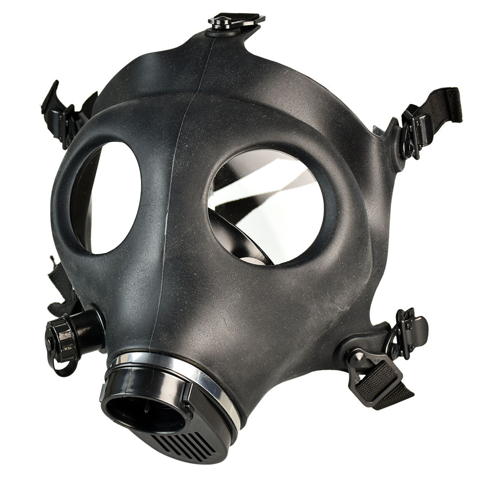 Headway Gas Mask W/ Acrylic Water Pipe - 9"-13"/Styles & Colors Vary - Discreet Smoker