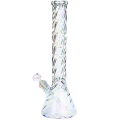 SeshGear Positive Twist Beaker Glass Water Pipe | 14mm F - Discreet Smoker