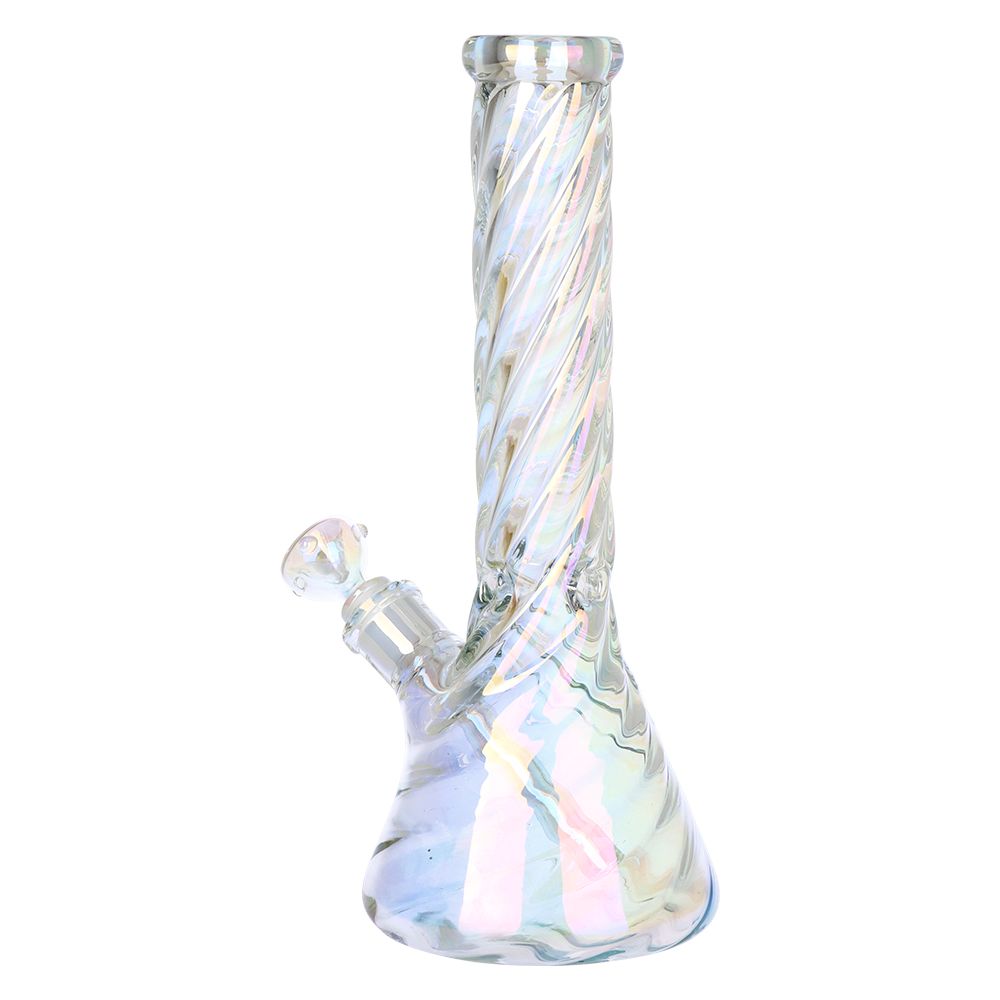 SeshGear Positive Twist Beaker Glass Water Pipe | 14mm F - Discreet Smoker