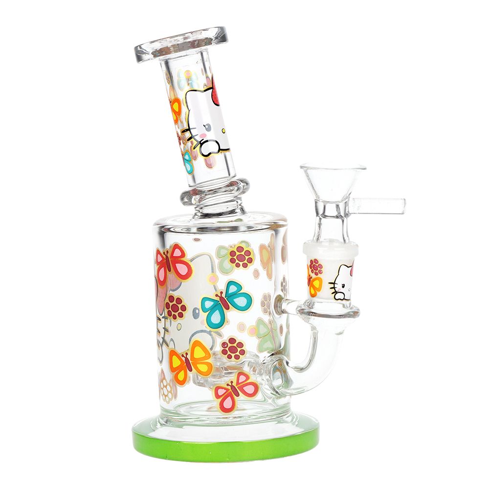Salutations Kitty Glass Water Pipe | 6.25" | 14mm F