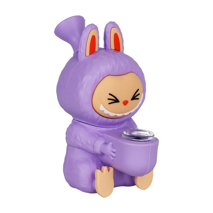 Funny Animal Silicone Water Pipe | 5.5", Purple