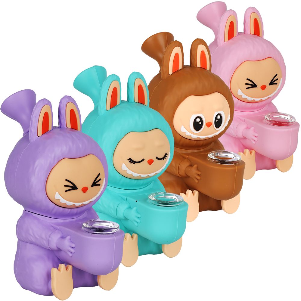 Funny Animal Silicone Water Pipe | 5.5" - Discreet Smoker