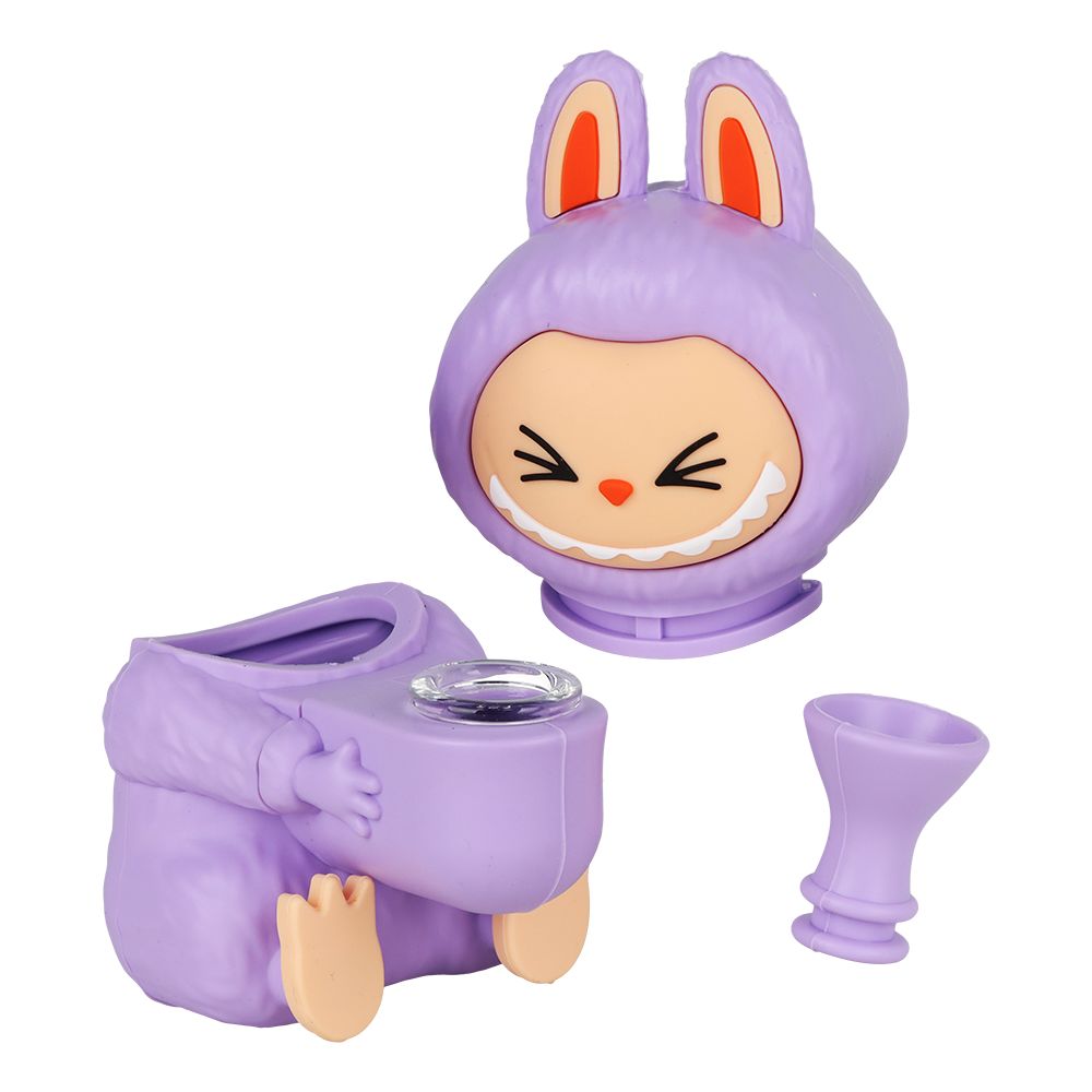 Funny Animal Silicone Water Pipe | 5.5" - Discreet Smoker
