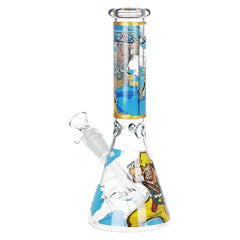 One Treasure Beaker Glass Water Pipe | 10.25" | 14mm F - Discreet Smoker