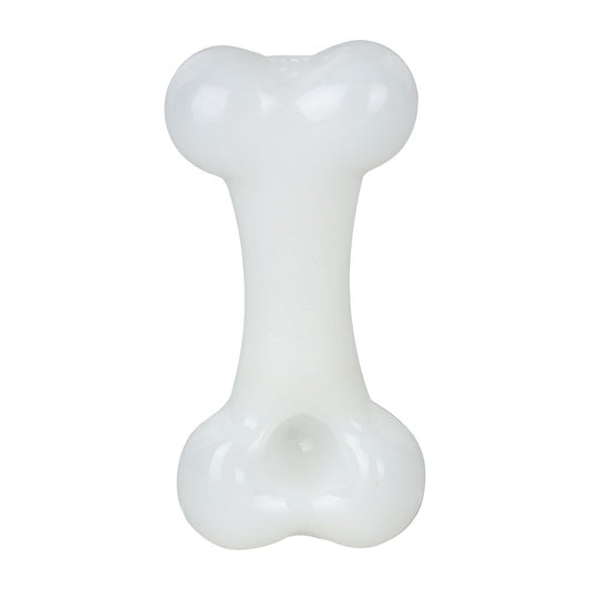 Dogg Lbs Everyday Dogg Bone Glass Hand Pipe | 3.75" - Discreet Smoker