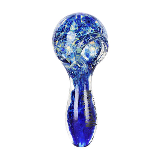 Death Row Records US Frit Glass Spoon Pipe | 4" - Discreet Smoker