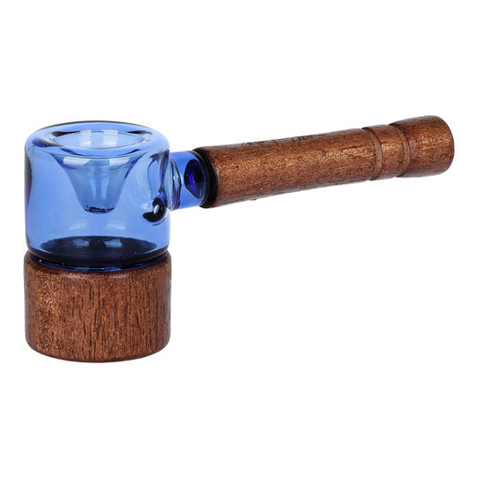 Dogg Lbs Everyday Wood Hammer Hand Pipe - 5" - Discreet Smoker