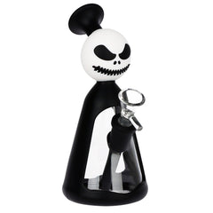 Nightmarish Silicone on Glass Water Pipe - 7.25" / 14mm F