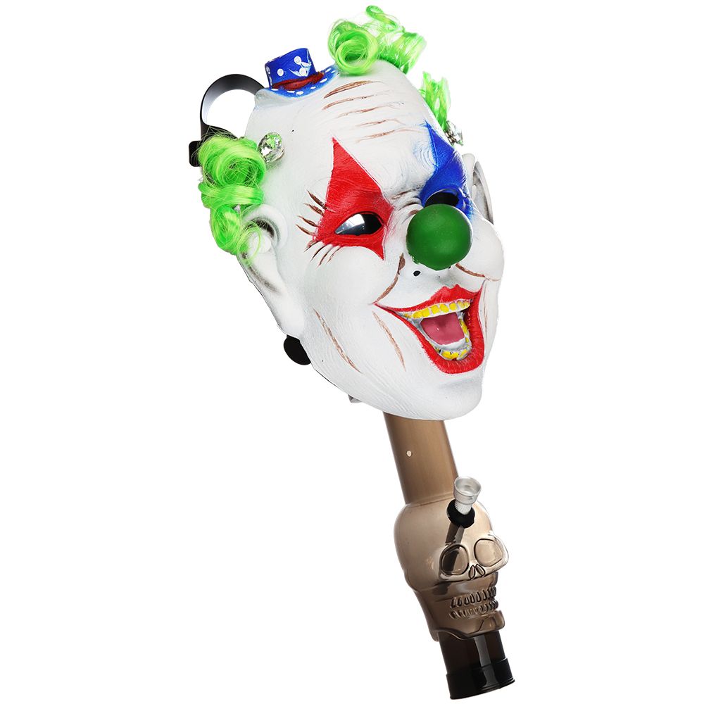 Gas Mask with Acrylic Water Pipe | 8" - Discreet Smoker