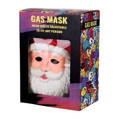 Santa Gas Mask w/ Acyrlic Water Pipe - 10.25" - Discreet Smoker