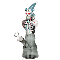 Mechanical Skeleton Glass & Vinyl Water Pipe - 10.5" / 14mm F - Discreet Smoker