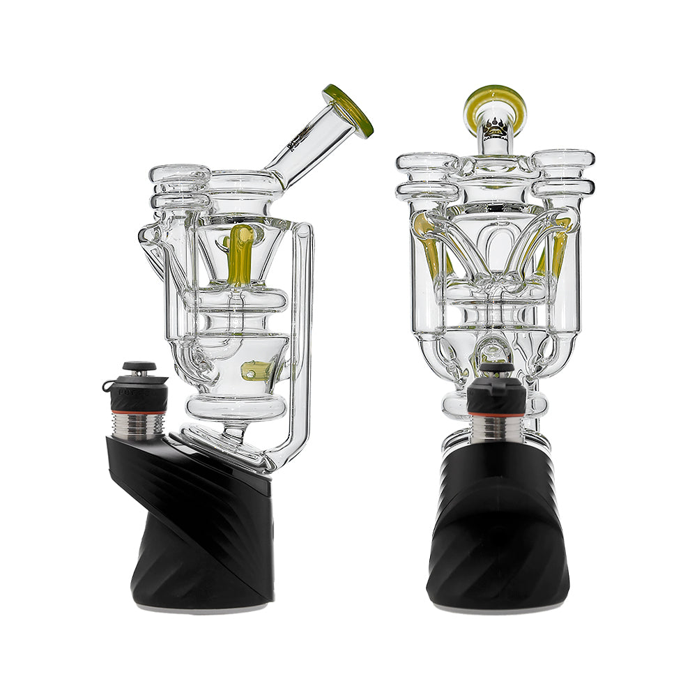 Cyclone Flow Recycler Glass Attachment For OG Peak and Peak Pro - Discreet Smoker