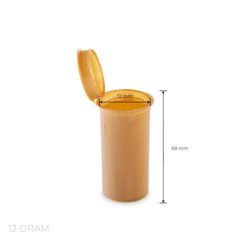 Loud Lock Pop Top Plastic Airtight Smell Proof Portable Packaging Containers 13 Dram - 315ct - Discreet Smoker