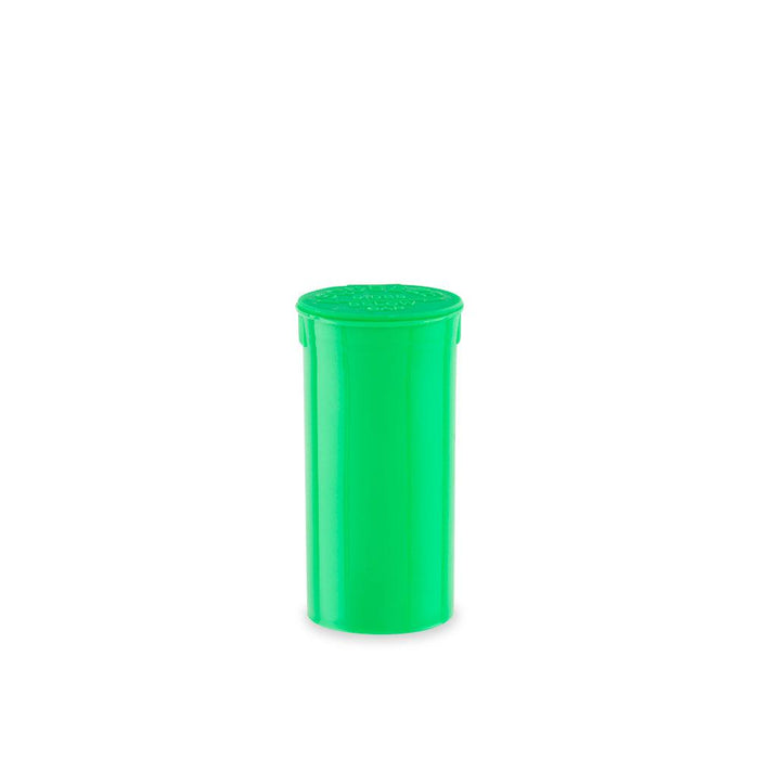 Loud Lock Pop Top Plastic Airtight Smell Proof Portable Packaging Containers 13 Dram - 315ct, Green