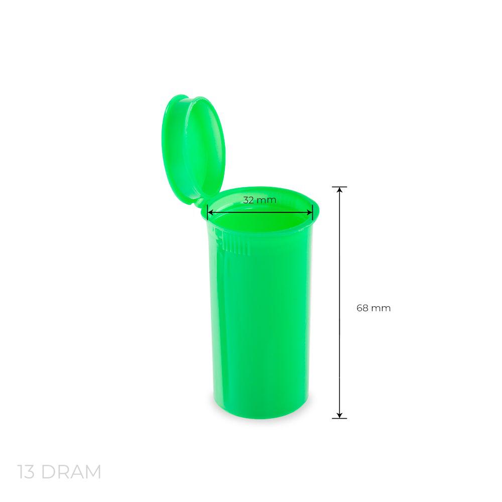 Loud Lock Pop Top Plastic Airtight Smell Proof Portable Packaging Containers 13 Dram - 315ct - Discreet Smoker
