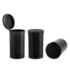 Loud Lock Plastic Pop Top - 19 Dram - 225pc - Child Resistant - Discreet Smoker