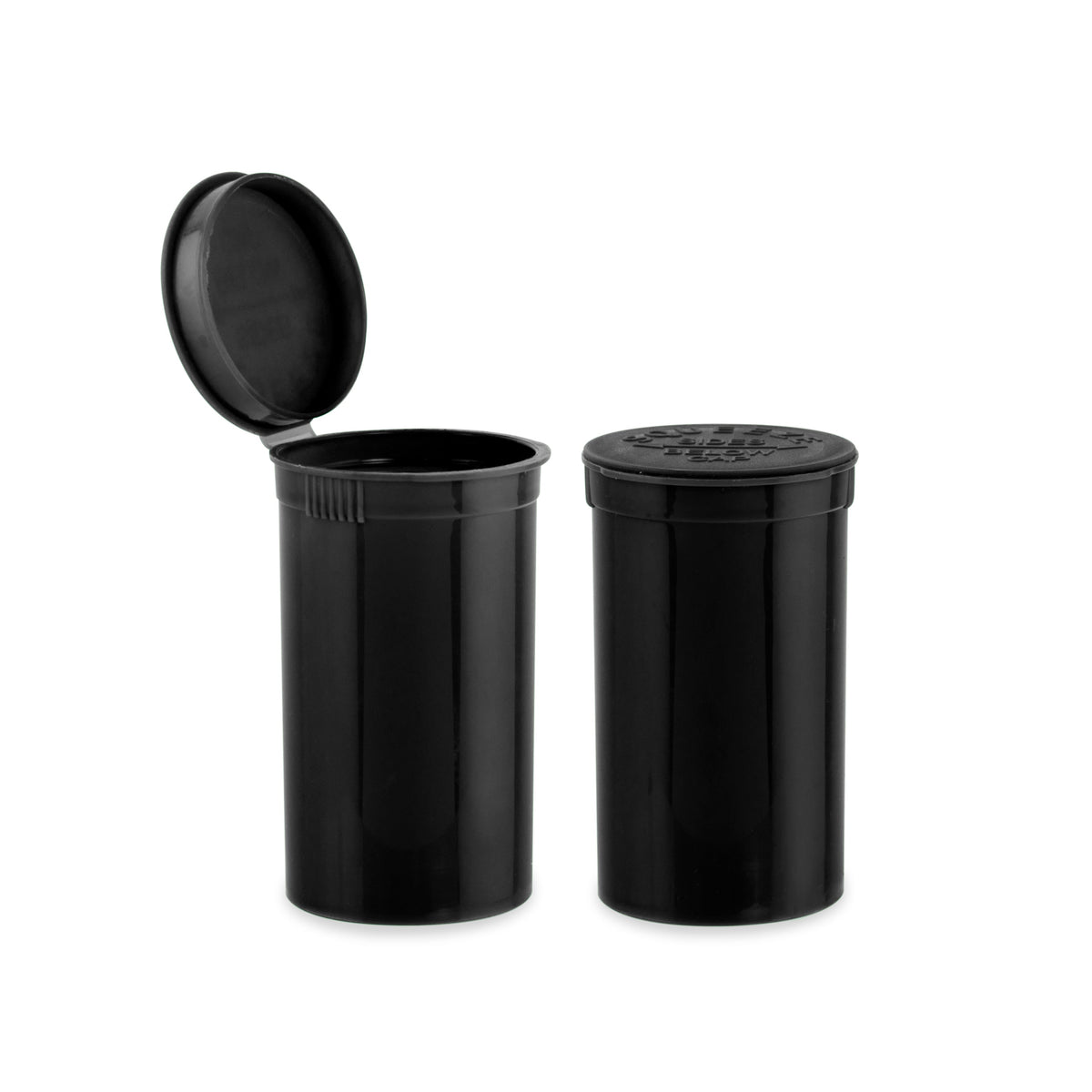 Loud Lock Pop Top Plastic Smell Proof Airtight Portable Packaging Storage Containers 19 Dram - 225ct - Discreet Smoker