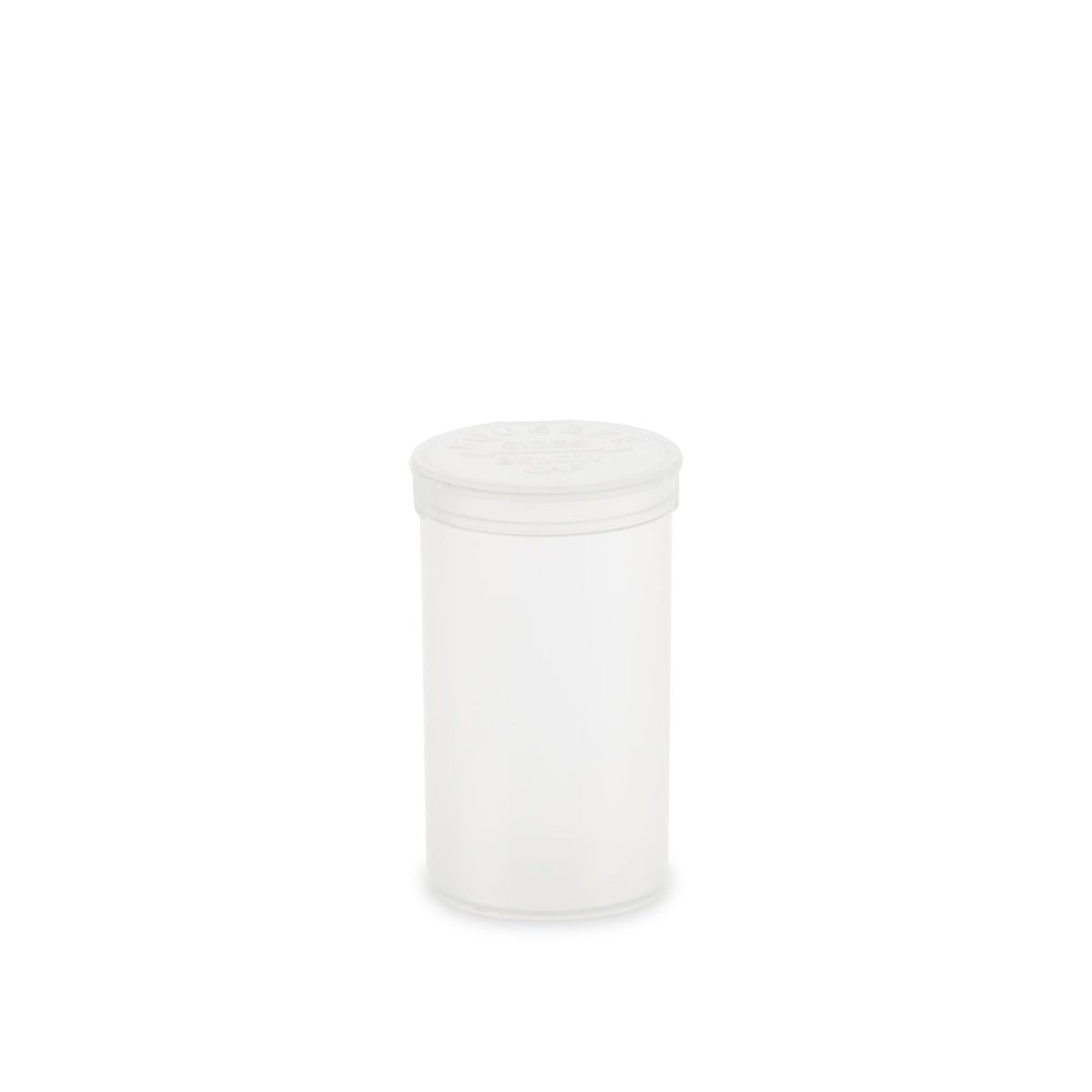 Loud Lock Pop Top Plastic Smell Proof Airtight Portable Packaging Storage Containers 19 Dram - 225ct - Discreet Smoker