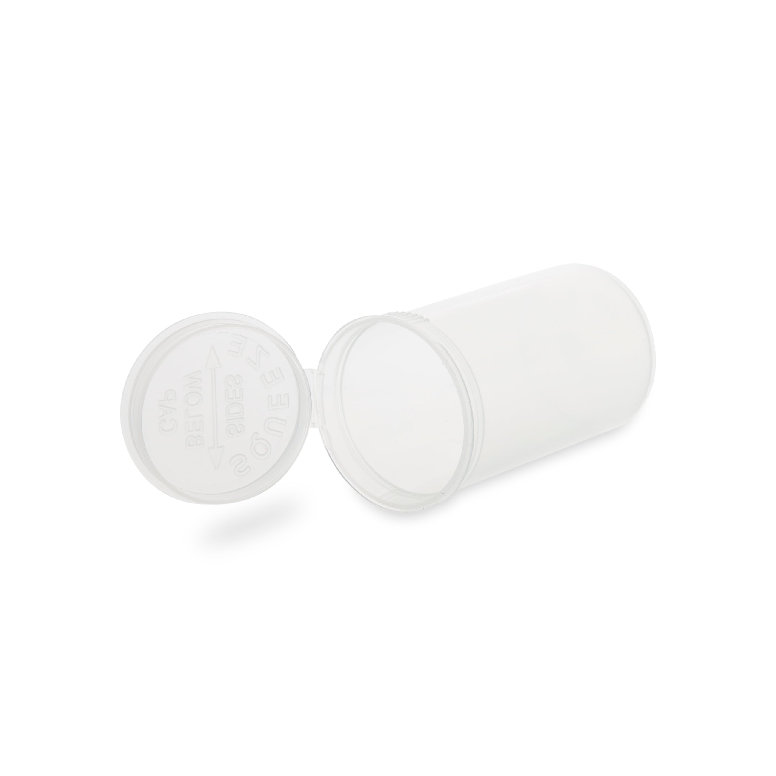 Loud Lock Pop Top Plastic Smell Proof Airtight Portable Packaging Storage Containers 19 Dram - 225ct - Discreet Smoker