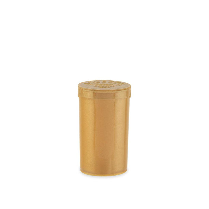 Loud Lock Pop Top Plastic Smell Proof Airtight Portable Packaging Storage Containers 19 Dram - 225ct, Gold