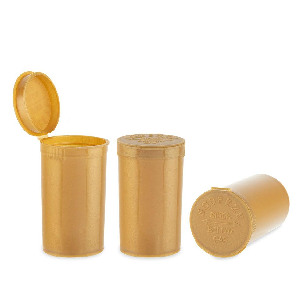 Loud Lock Pop Top Plastic Smell Proof Airtight Portable Packaging Storage Containers 19 Dram - 225ct - Discreet Smoker