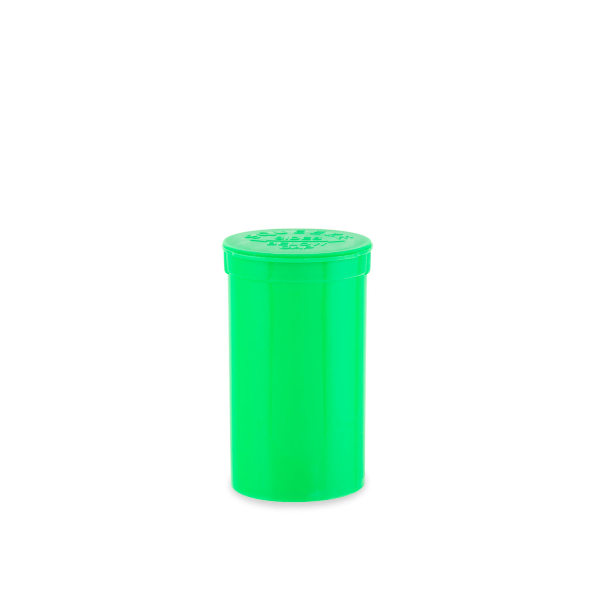 Loud Lock Pop Top Plastic Smell Proof Airtight Portable Packaging Storage Containers 19 Dram - 225ct - Discreet Smoker