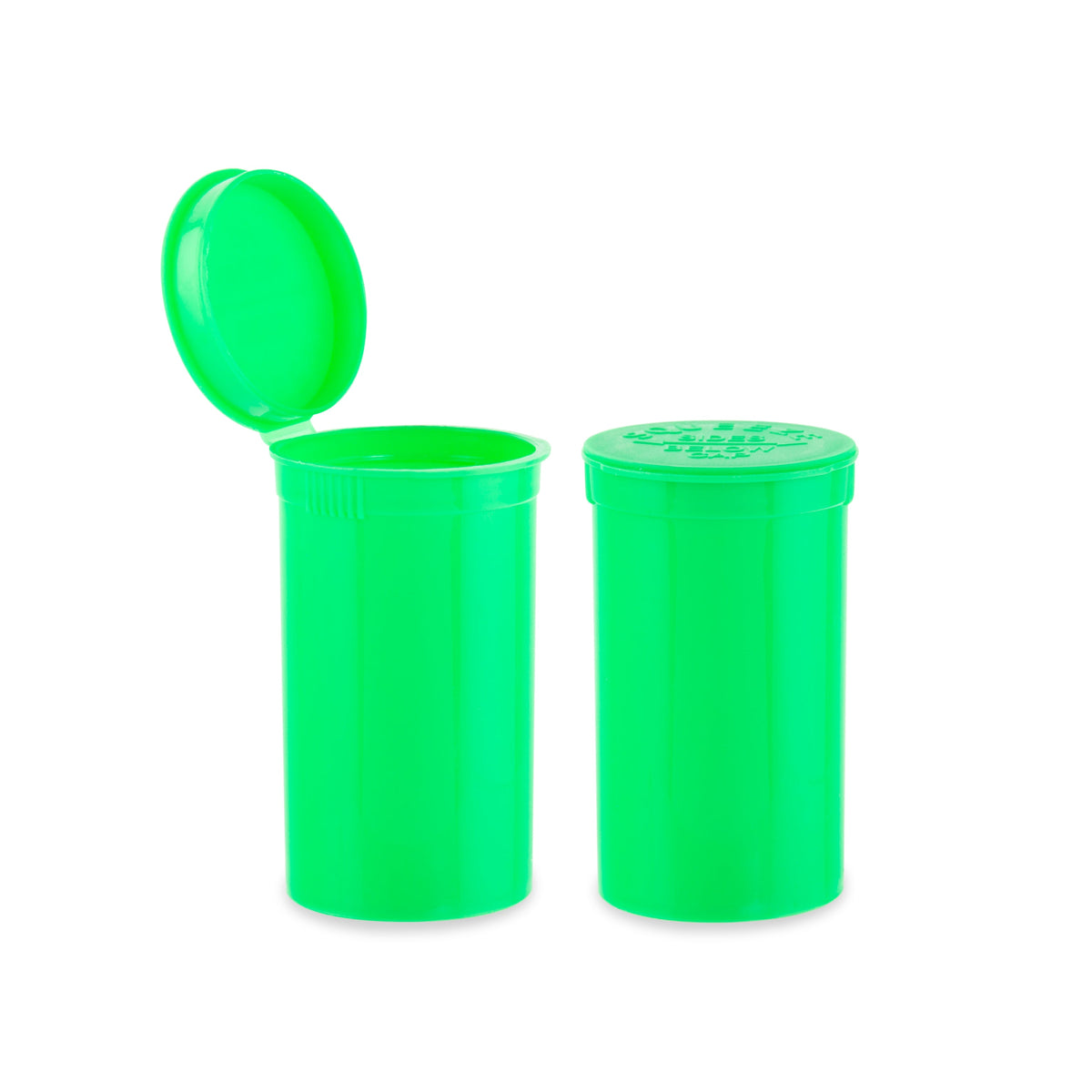 Loud Lock Pop Top Plastic Smell Proof Airtight Portable Packaging Storage Containers 19 Dram - 225ct - Discreet Smoker