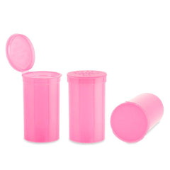 Loud Lock Pop Top Plastic Smell Proof Airtight Portable Packaging Storage Containers 19 Dram - 225ct - Discreet Smoker