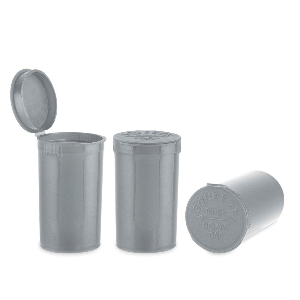 Loud Lock Pop Top Plastic Smell Proof Airtight Portable Packaging Storage Containers 19 Dram - 225ct - Discreet Smoker