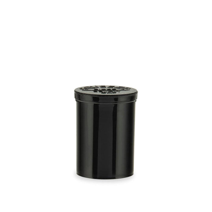 Loud Lock Pop Top Plastic Storage Vial Smell Proof Containers 30 Dram - 160ct, Black