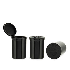 Loud Lock Pop Top Plastic Storage Vial Smell Proof Containers 30 Dram - 160ct - Discreet Smoker