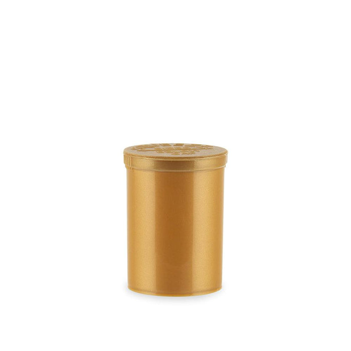 Loud Lock Pop Top Plastic Storage Vial Smell Proof Containers 30 Dram - 160ct, Gold
