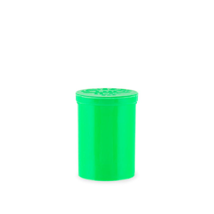 Loud Lock Pop Top Plastic Storage Vial Smell Proof Containers 30 Dram - 160ct, Green