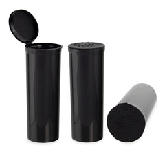 Loud Lock Plastic Pop Top - 60 Dram - 75pc - Child Resistant - Discreet Smoker