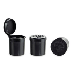 Loud Lock Child Resistant Pop Top Vials - 6 Dram - 600ct - Discreet Smoker