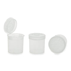 Loud Lock Plastic Pop Top - 6 Dram - 600pc - Child Resistant - Discreet Smoker