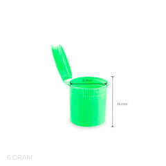 Loud Lock Child Resistant Pop Top Vials - 6 Dram - 600ct - Discreet Smoker